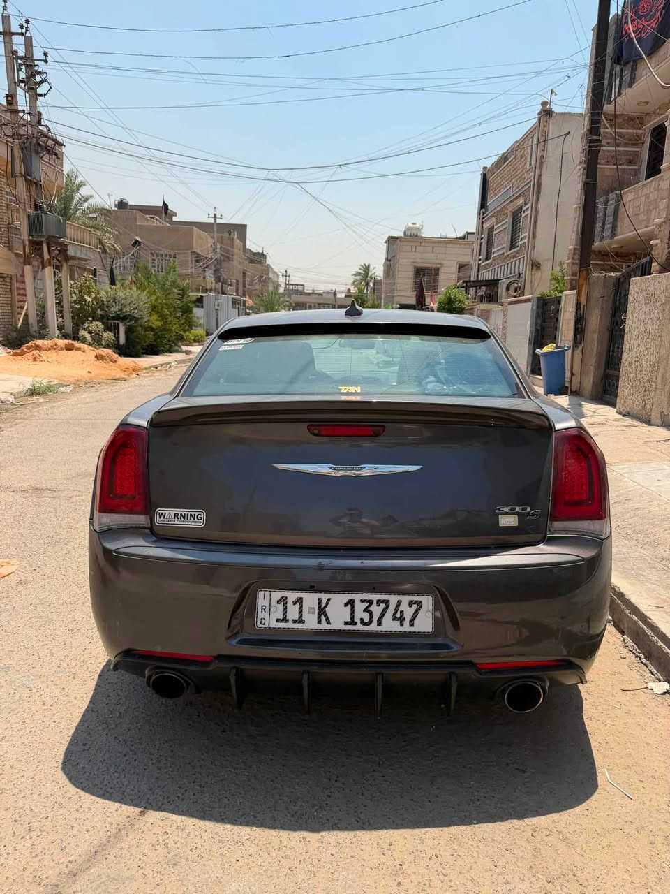 اوباما كرايسلر S 2020
 5700 RT
رقمها بغداد بااسمي سنويتها
لل2027
حادثها دعامية امامية + جاملغ خلفي الايسر نص صبغ
ماشيه 100 الف كيلو
مواصفاتها
1. بانوراما
2. كشنات جلد تدفئه وحضن
3. شاشه جبيره
4. ويل 20SRT نجمه
5. لايت زنون
6 تحكمات دركه
7. مانع انزلاق + مود درايف سبورت
8 گير ومحرك مكفوول
رقم الواتساب ***********
 السعر 194$
2C3ССABTXLH137355

