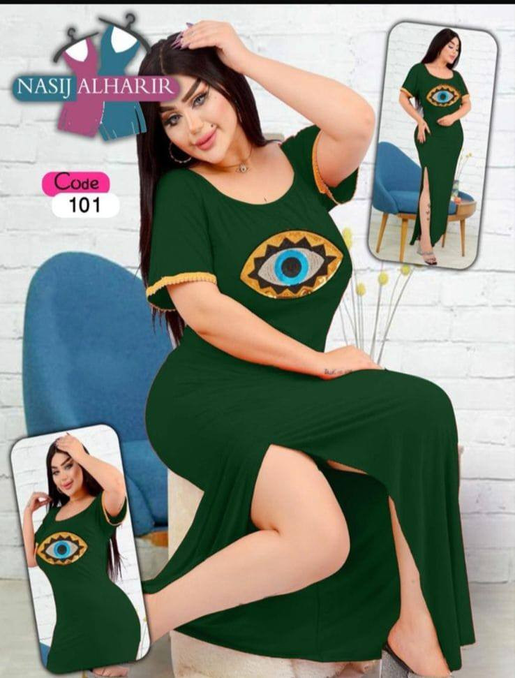 لـ موسم الصيف او للنوم 
دشداشه نسائيه تركي خامتها تجنن مريحه بالبس 
سعرها 9 الف الرقم ***********
