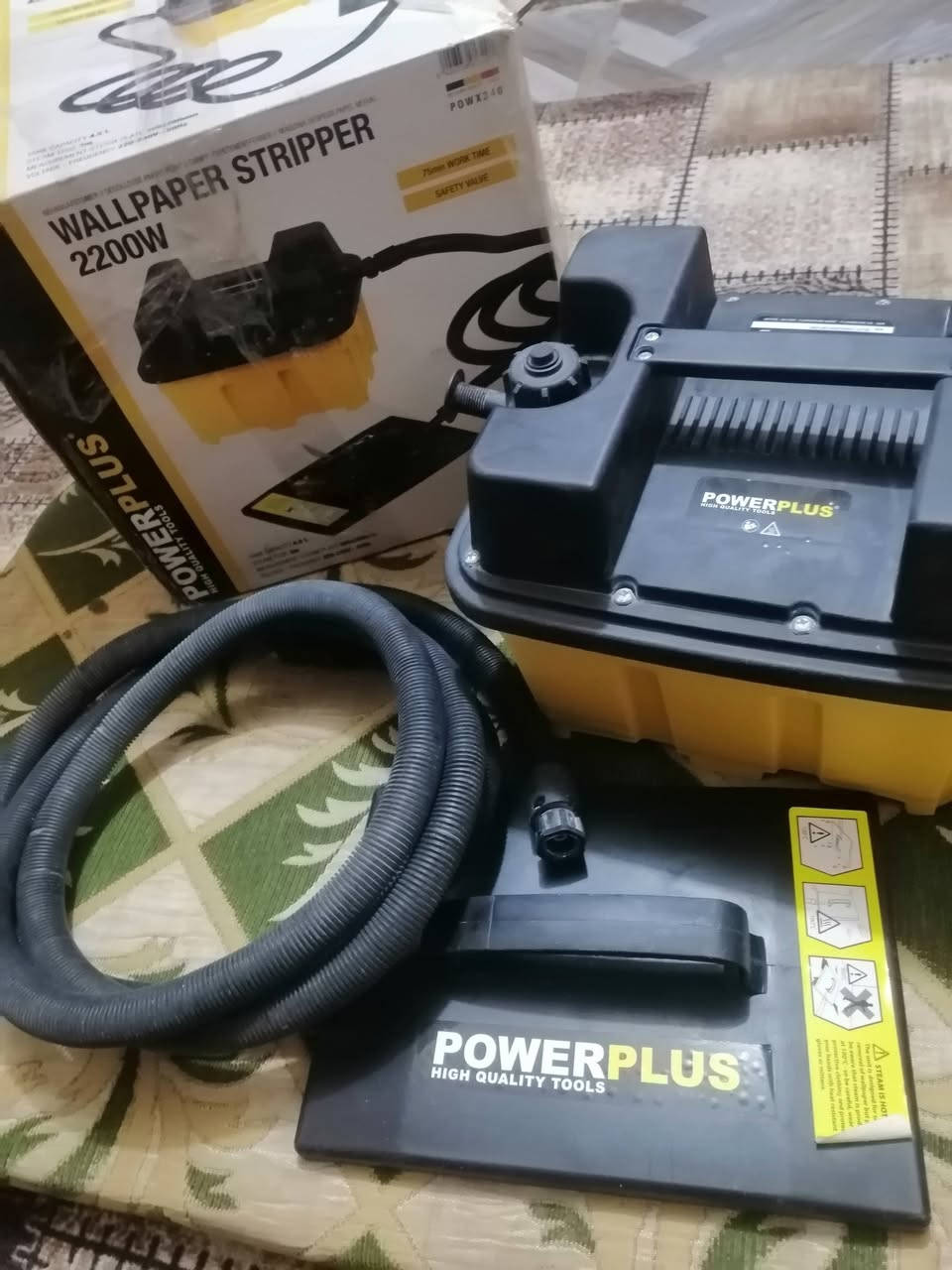 جهاز بخار لقلع ورق الجدران".باله مستعمل نضافه ٩٩

هذا المنتج هو جهاز إزالة ورق الحائط بالبخار من ماركة باور بلس (Powerplus).


**إذا كنت صاحب هذا الإعلان وتريد حذفه لأي سبب، رجاءا أرسل رسالة إلى الدعم الفني**