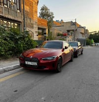 Bmw 430i موديل 2021لون مشمش  بدون ارباك بجم كبس فول فول مواصفات  داتا ...