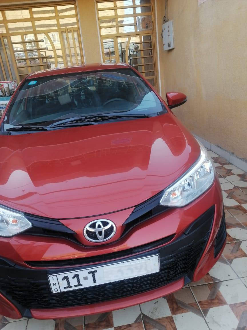 للبيع تيوتا يارس موديل ٢٠١٩ لون مشمشي جديدة بمعنى الكلمة ماشية ٦ ألف كيلو مضمومة وصيانة بالشركة مبدل دهن ٦ مرات ومكتوب بالكتيب الصيانه للسيارة كشر نظيف مكفوله محرك وكير وكشر بدون صبغ ولا تبديل ولا بارد محرك ١٥٠٠ تخم تاير جديد مال الشركة ياباني والسبير مانازل والكتابة عليه مامستعمل، شاشة وكامرة خلفيه وكامرة امامية عمل  لتسجيل الحوادث والطريق حساسات أمامي وخلفي مري نطوي وتفتح بدكمة الجام كهرباء وجامة السايق اوتوماتك مساحات أمامي خلفي لأنها تعتبر عالية سيارة نظيفة وماكو اختها والي يدور نظيف واخت الزيرو لا فوتها
مكانها بغداد ***********
