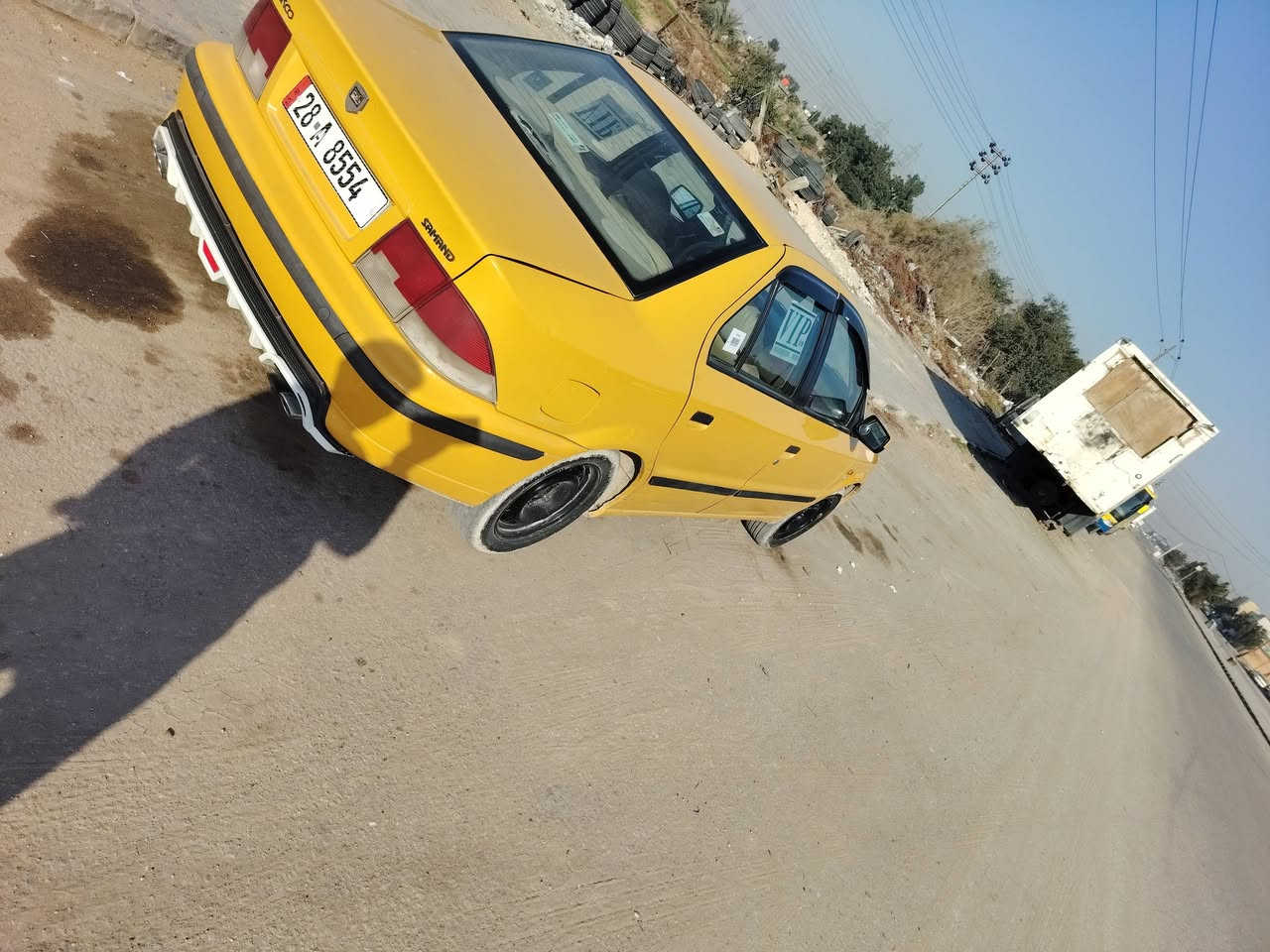 السلام عليكم،، سمند للبيع موديل 11 باسمي، مصفره هيئه وغرامات سنويه ما ساقطه لل 27 وهزه لل 27 سياره جاهزه جير ماكينه بالكرتون عنوان النجف سعر 38 وبيها مجال قليل ***********
