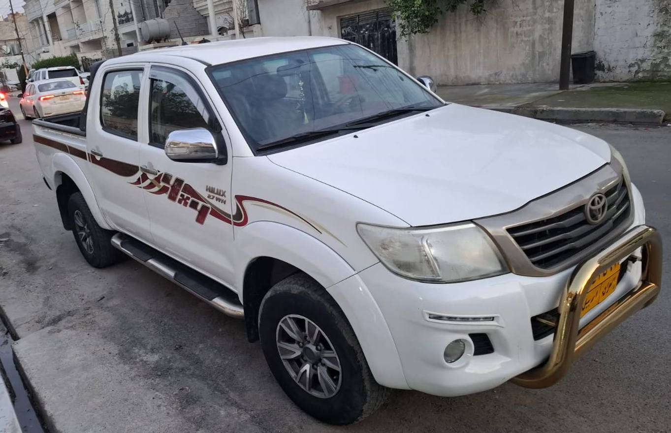 تويوتا هايلكس 2013 دبل اكسل وارد شركة سيد نهرو ماشية 165 الف كم
بدون صبغ نهائياً

🟪 السعر  :: الطلب في التعليقات ويوصلك مباشرة ✍️ 📩

داخل احمر
مرايات كهرباء
كامرة
شاشة
ديكور فورميكا
تحكم ستريت 
اضوية زينون

بيها فقط قبق صغير يم باب الخلف
عدا ذلك ما بيها شي

السنوية منتهية 2023
اكسل وكير ومكينة بشرط الفحص

رقم صاحب السيارة 
***********
+ واتساب
