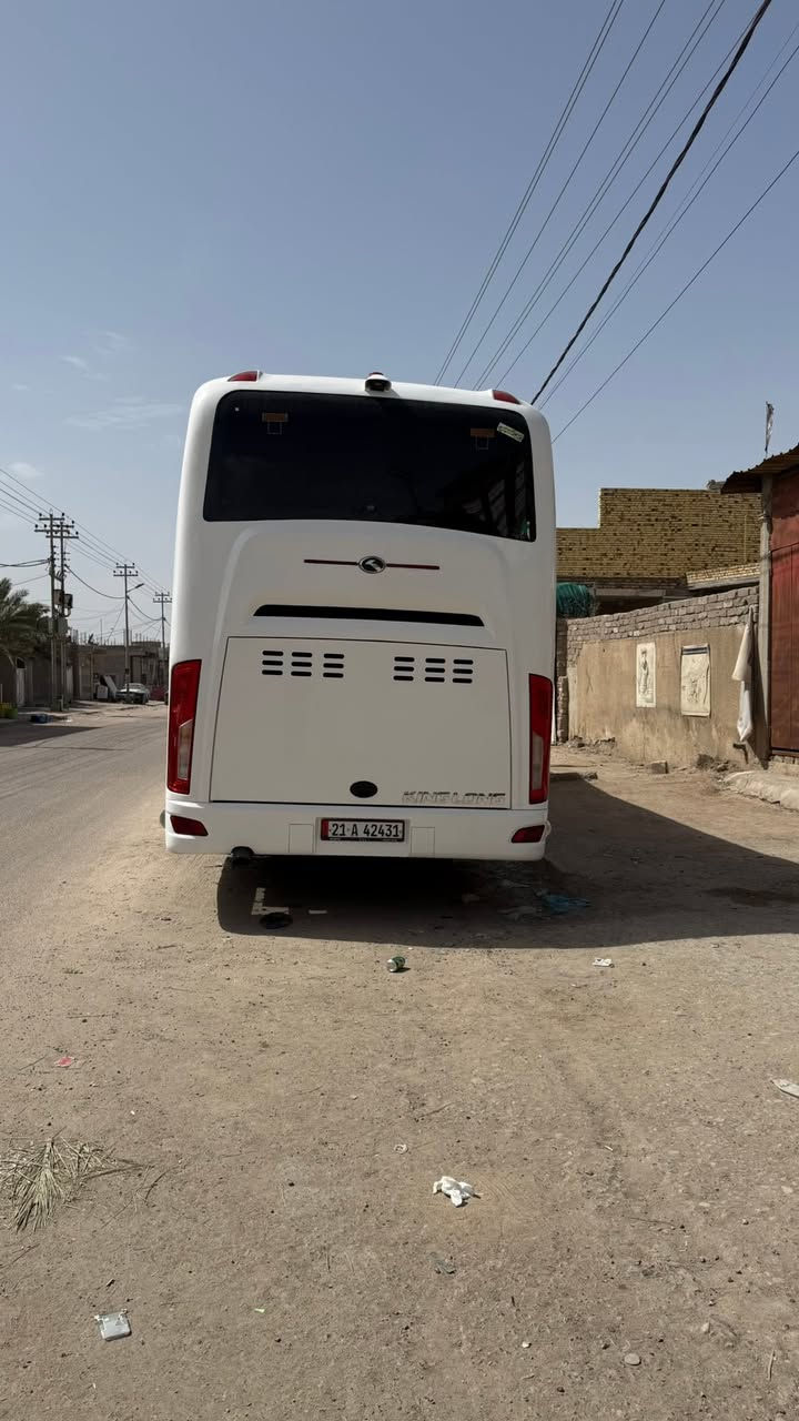 اعيد نشر بسبب الوعود الكاذبه/باص البيع كينك لونك  صيني 50راكب سياره جاهزه تبريد تايرات حداده كير مكينه خطها كربله بصره كامل سستم كامرات تسجيل(4جهات امامي جوانب خلفي ) 24ساعه الاستفسار اتصل على 
(‭***********‬)
