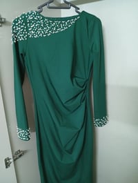 فستان سهرة • زمردي • مقاس M
