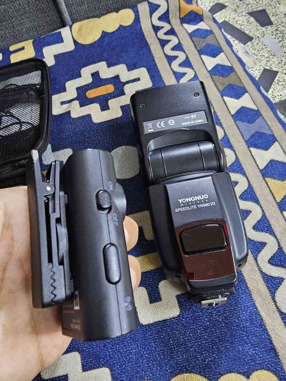 ​📢 للبيع عِدة تصوير احترافية بحالة ممتازة جداً وشبه جديدة
🎙️ أولاً منظومة مايكات لاسلكية احترافية من شركة بويا BOYA BY-WM4 PRO
✨ المنظومة تتكون من قطعتين إرسال وقطعة استقبال
✨ الصوت نقي جداً وممتاز لصناع المحتوى والمقابلات والفلوغات
✨ المايكات مريحة وتلقط الصوت بوضوح عالي مع عزل ممتاز للضوضاء
​📸 ثانياً فلاش كاميرا خارجي قوي من شركة يونغنو YONGNUO DIGITAL SPEEDLITE YN560 III
✨ إضاءة قوية واحترافية لتصوير الحفلات والمناسبات والسيشنات
✨ يحتوي على شاشة ديجيتال واضحة للتحكم الكامل بقوة الإضاءة
✨ متوافق مع أغلب أنواع الكاميرات واستهلاكه للبطارية ممتاز جداً
​🎁 الأغراض كاملة مع الحقيبة الخاصة بها والأسلاك والأبازيم الأصلية
💯 عِدة كاملة وجاهزة للعمل الفوري وتطوير جودة تصويرك وفيديوهاتك
📞 للتواصل والاستفسار راسلني خاص


**إذا كنت صاحب هذا الإعلان وتريد حذفه لأي سبب، رجاءا أرسل رسالة إلى الدعم الفني**