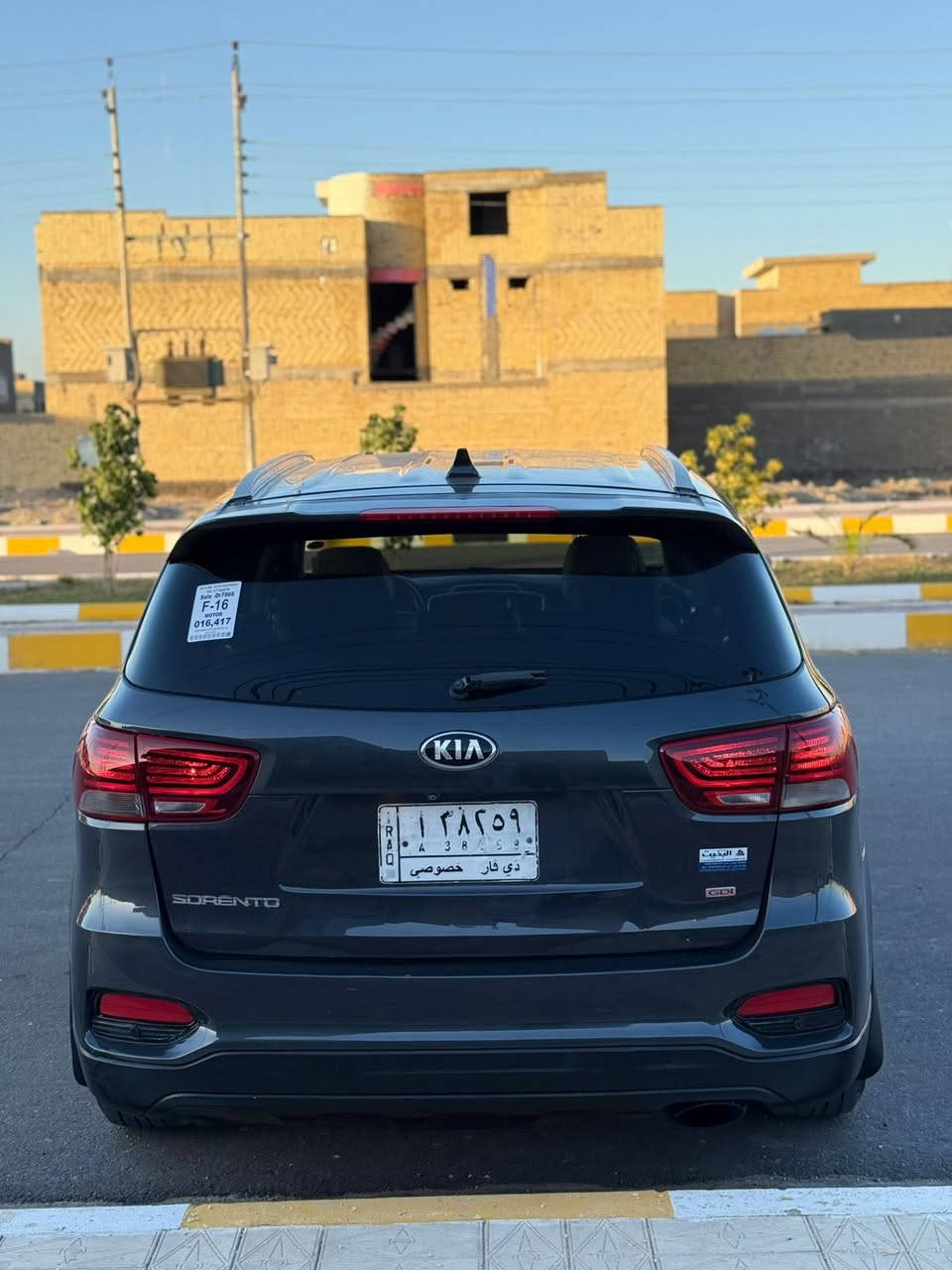 للبيع 
كيا سورنتو 2019 باسمنه رقم ذي قار تحويل مشروع وطني وارد أمريكي صور الحادث مرفقه بالمنشور سياره ليبل واحد حادثه حلو خفيف صبغ داير خلفي ونص الباب مواصفات 7راكب محرك 2400 تحكمات  شاشه فور ويل لدات حساسات مواصفات حلوه السياره جديده وجاهزه للخير مانقصها شي تخم تاير جديد حداديه جديده السياره مابيه نقص ماشيه 80 الف السعر 158 وبيها مجال
للاستفسار: ‭0786 973 0342‬
