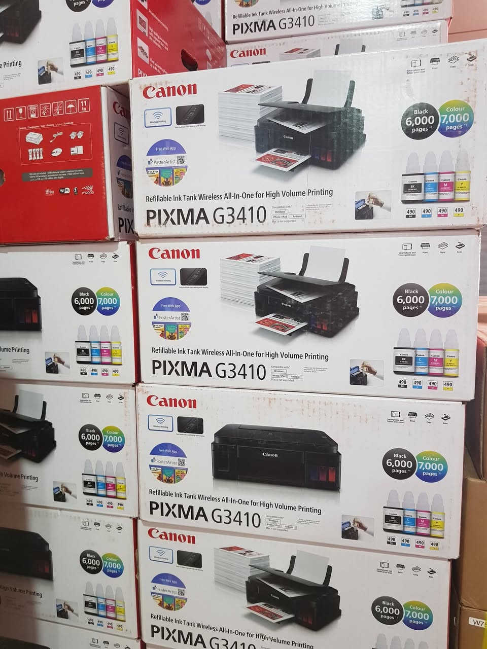 الي زبائننا الكرام توفر من جديد 
طابعات Canon G3410
للحصول علي انسب الاسعار 👇
***********
***********
