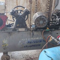 كمبريسر 400لتر • ماتور 11 حصان بنزين • بابل الكفل