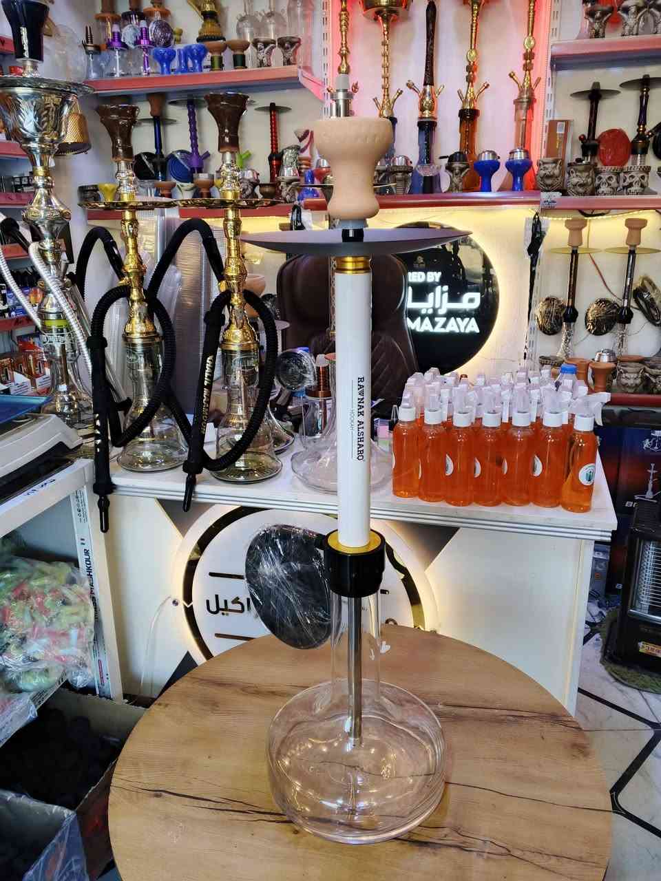 نراكيل بكل الانواع والاحجام اسعار الجملة
الاسعار تبدأ من سعر ال 10 الف ولحد ال 150 الف 
مصري خليل مأمون 
خشب بكل الانواع 
سوري كل الاحجام 
تركي 
الماني كل الاشكال 
طه 
قمجات 
سلفونات 
فحم 
مطارة 
فناجين زيتي او اعتيادي 
شيش بكل الانواع 
توصيل موجود 

فقط اختار الصورة واحجز طلبك 

العنوان موصل حي النور قرب المستوصف القديم اسم المكتب محمد الأغا للاراكيل.


**إذا كنت صاحب هذا الإعلان وتريد حذفه لأي سبب، رجاءا أرسل رسالة إلى الدعم الفني**