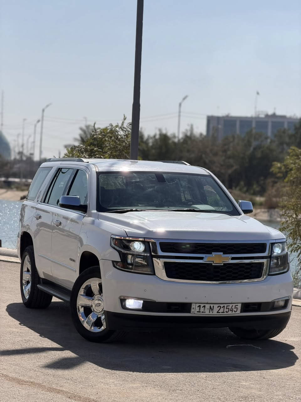 سلام عليكم فقط بيع. بدون مراوس
تاهو خليجي.  موديل.  2018. 
    السعر. 295. . رقم..***********
بيها صبغ هلال جاملغ خلفي
كير محرك مامفتوح مكفولات على وضع شركة 
تايرات حدادة. كفالة. سيارة جديدة 
شاشا كامرة. حساس خلفي مامي رادار جانبي 
تحكم ربع جهات كشنات 2. كهربائي 
كشنات. تدفى. تبريد 2 ويل كروم
