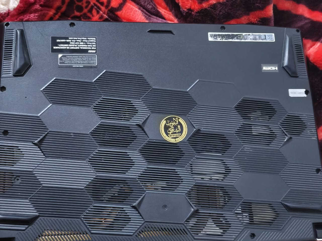 🔥 للبيع – MSI Gaming Laptop 🔥
جهاز MSI للألعاب والاستخدام الاحترافي، نظيف .
المواصفات:
🔹 المعالج: Intel Core i7-11800H (الجيل 11)
🔹 كرت الشاشة: NVIDIA GeForce RTX 3050 Ti 4GB
🔹 الرام: 16GB DDR4 3200MHz
🔹 التخزين: SSD بسعة 1TB (954GB)
🔹 النظام: Windows 11
🔹 شاشة Full HD
🔹 كيبورد بإضاءة خلفية واحرف عربي ونكليزي @
✅ مناسب للألعاب الحديثة، التصميم، المونتاج، والبرامج الهندسية. ✅ الجهاز نظيف ويعمل بكفاءة عالية. 
يجي وية شاحنة وجنطة فقط 

مكاني بغداد ماعدي توصيل


**إذا كنت صاحب هذا الإعلان وتريد حذفه لأي سبب، رجاءا أرسل رسالة إلى الدعم الفني**
