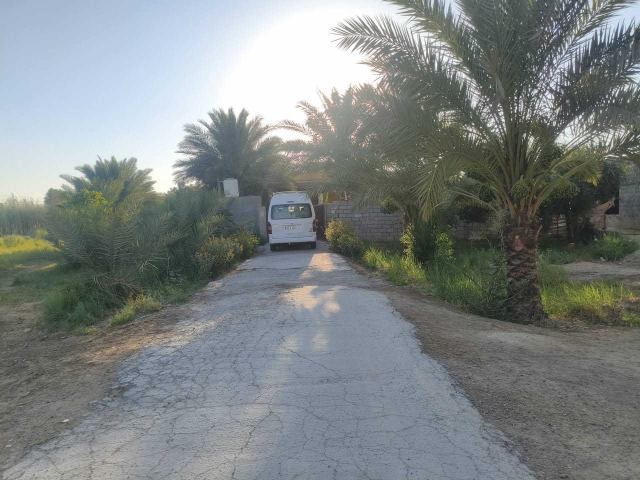 السلام عليكم ورحمه الله وبركاته بيت البيع مساحه نصف دونم وجه شارع عام مجاور محطه الريفيه
البيت جبير وبيه 2غرفتين 4*5.    غرفه 6*4
استقبال 1.500*4.500
مطبخ 4*5
صاله 9*4+3*5
صيحات داخليه 1خارجيه 2
داير البيت كله زرع ونخل درجه اول متوفر ماي على مدار سنه ماينكطع كط+كهرباء +مولد حي +كل الخدمات ومحاط بلمدارس 
الاستفسار الاتصال على الرقم ***********
السلام عليكم ورحمه الله وبركاته بيت البيع مساحه نصف دونم وجه شارع عام مجاور محطه الريفيه
