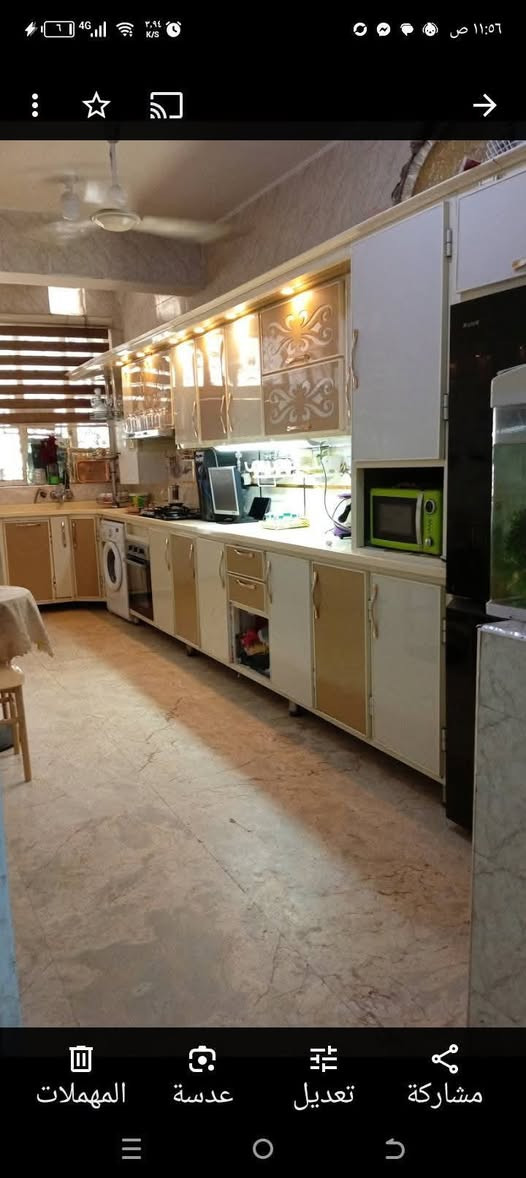 بيت للايجار بل زعفرانيه اربع شواره البيت طابقيت
***********
