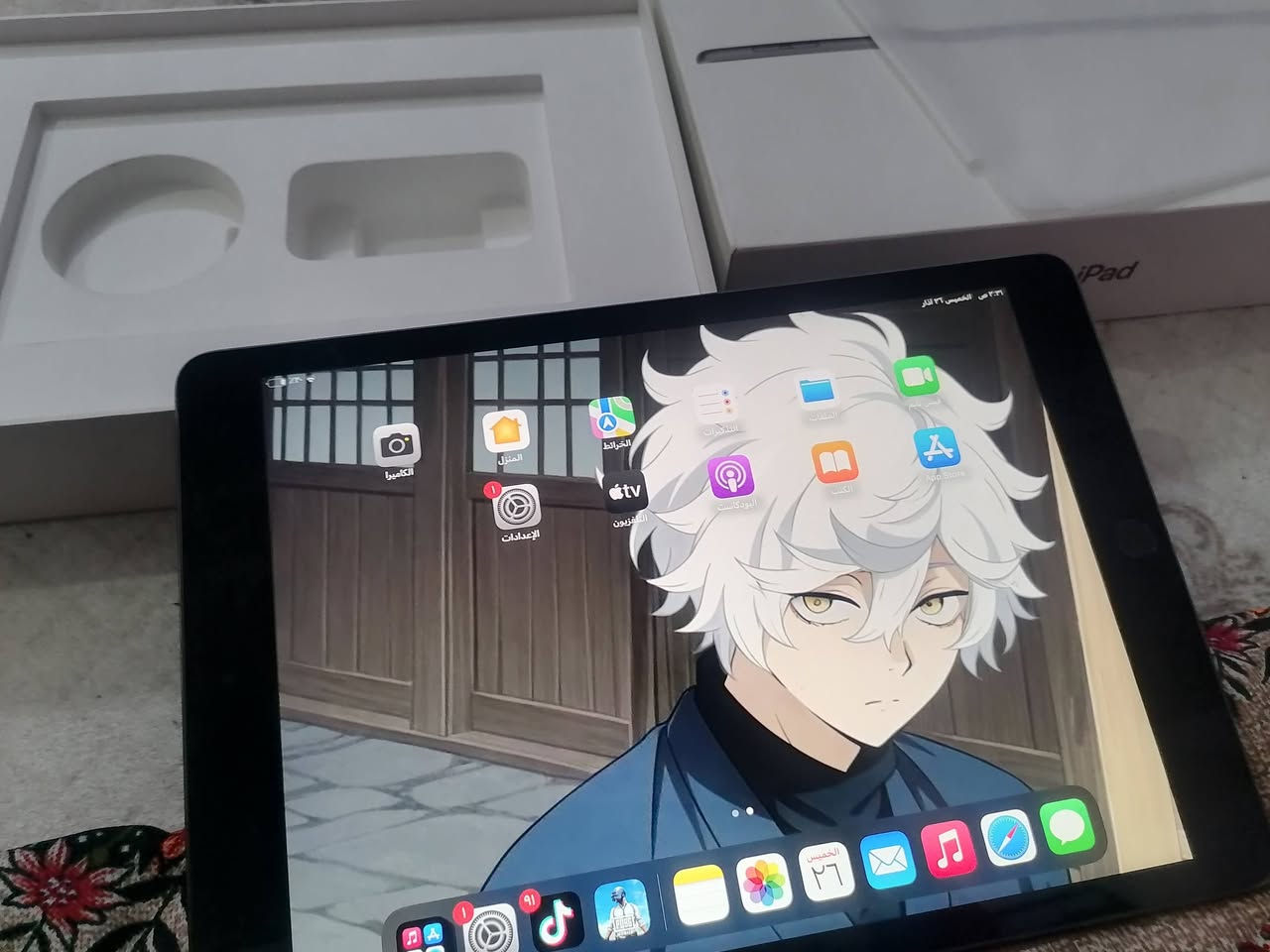 ايباد 9 استخدام قليل ع ايدي فتحته بلادي ذ 64 وما متعوب ابد  اني اول مستخدم اله نضافته 95 بالميه  كامل ملحقات  مراوس وي ايفون نضيف شعندك نزل ب تعاليق الخاص مفتوح


**إذا كنت صاحب هذا الإعلان وتريد حذفه لأي سبب، رجاءا أرسل رسالة إلى الدعم الفني**