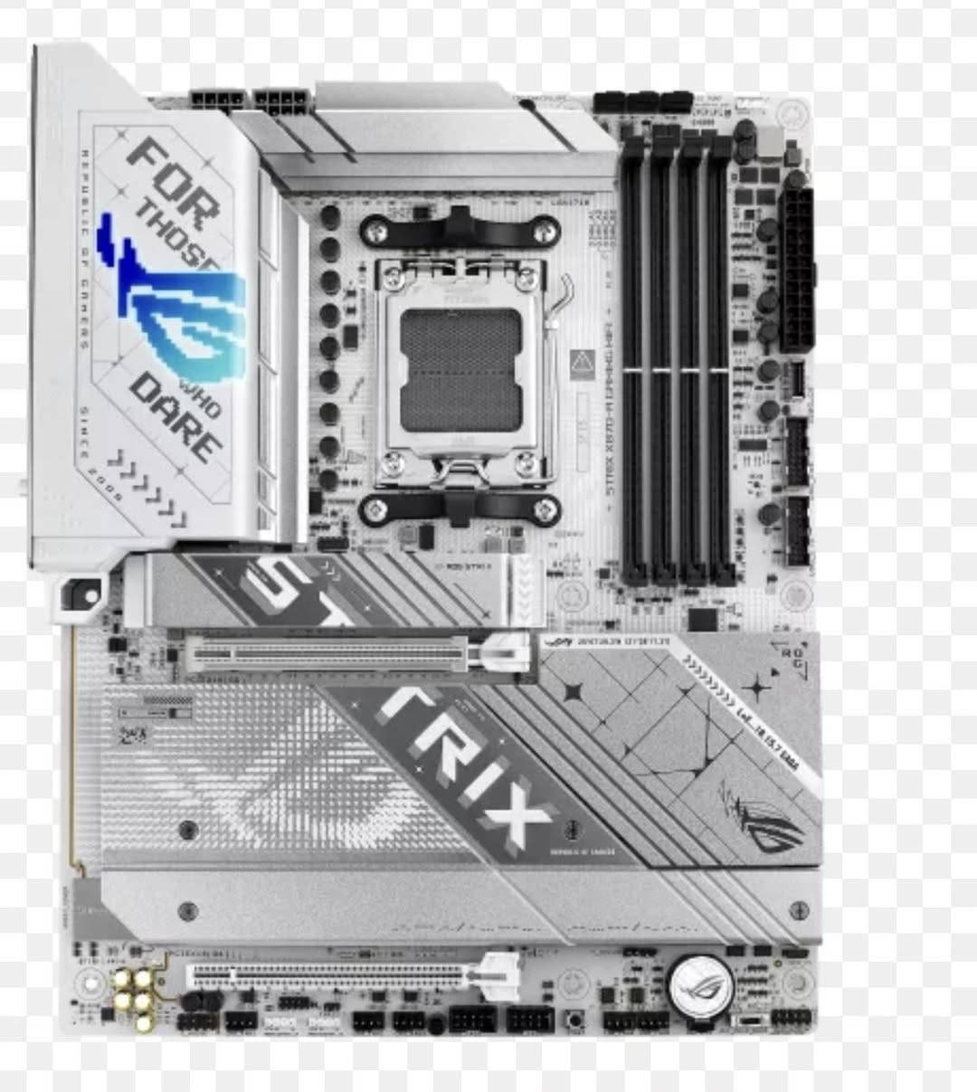 السلام عليكم قطع للبيع
asus rog Hyperion gr701 white 
asus rog ryujin iii argb white
asus rog x870-A white
القطع جداً نضيفات ومستخدمات اقل الـ3 اشهر
للاستفسار خاص او 
***********
