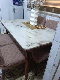 بلازمه قياس ٤٢ بدون نت السعر ١٥٠ وميز مرمر اصلي اخو الجديد السعر ٣٥٠ ر...