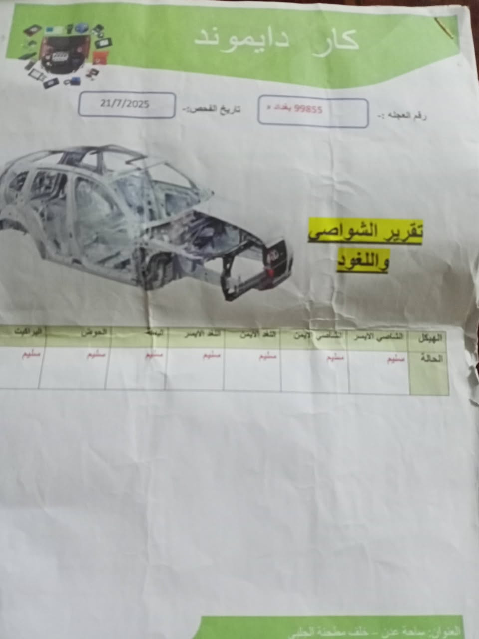 سلام عليكم اكسنت 2015 امريكي رقم بغداد بسمي ماشيه 65 الف سياره نظيفه وجاهزا حادثها جاملغ خلفي بدون دواخل وبيها بالعراق صبغ باب الصدر والوراها بدون حادث بطش ونصبغن بدون حادث بجم كبس ليبل واحد بدون تبديل بدون ايرباك دواخل مدوشمه جلد حتى الكاعيه السعر 88 بيها مجال حك الجيه العنوان المنصور قرب بلديه المنصور ***********
