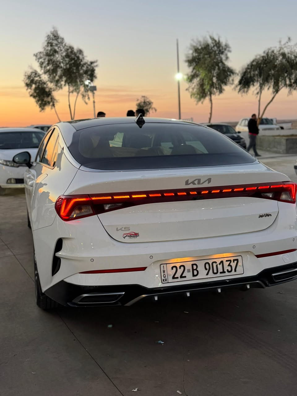 كيا أوبتما K5  موديل 2023  NIM خليجي
الموديل والشكل المرغوب 

خليجي 

محرك 2500

فووول مواصفات (( VIP ))  شركة NIM

رقم أربيل

 

جديده حيل جديده 

فووول مواصفات اعلى فئه 

كشنين كهرباء (سائق و سكن)
كشن خزن 

صندوك شفط ذكي

مري شفط 
ويل كروم

شغال (تشغيل عن بعد)

عداد دجتل 

داتا شو 

كامرات 360°

فتحة سقف بانوراما

داخل بيجي جلد 

تحكمات ستيرن 

تحديد مسار 

كروز سرعة 

انظمه قياده 5 

كشنات تدفئه تبريد 

كشنات كهرباء 

تشغيل عن بعد 

لد خلفي متصل 

تبريد قطعتين خلفي 

سايد بريك بصمة  

📍محافظة نينوى

مواصفات فووول الباقي معروف 

رايدها 215 وبيها مجال 

***********

***********
