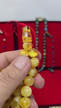 يا الله سبحه كهرب حر بلطيقي مدعبل 50.7 غرام عدد الحبات 47 حبه الغرام 4...