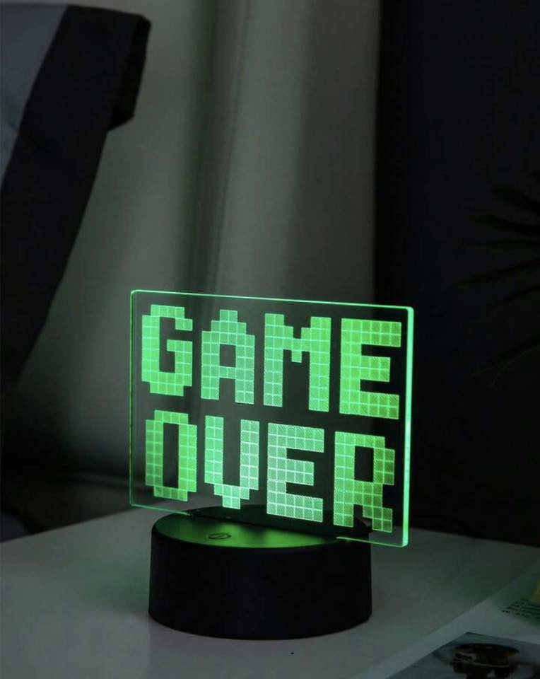 اسلام عليكم اصدقائي متوفر
3d أكريليك – Game Over

الوصف:

 إضاءة ليلية ثلاثية الأبعاد مصنوعة من لوح أكريليك محفور عليه كلمة “Game Over”، تضيف لمسة مميزة لغرفة الألعاب أو المكتب.

المميزات:
  تعمل على 7 ألوان RGB متغيرة لإضاءة جميلة وجذابة.
  تشغيل عبر USB، سهل التوصيل بأي حاسوب أو باور بانك او قاعده شحن .
  زر لمس لتغيير الألوان والتحكم بالإضاءة بكل سهولة.
  تصميم أنيق يناسب غرف النوم وغرف الألعاب والمكاتب.
  مصنوعة من مواد آمنة وصديقة للبيئة

السعر بس((10 الف))
توصيل كل محافظات العراق 3 الف🔥😍


**إذا كنت صاحب هذا الإعلان وتريد حذفه لأي سبب، رجاءا أرسل رسالة إلى الدعم الفني**