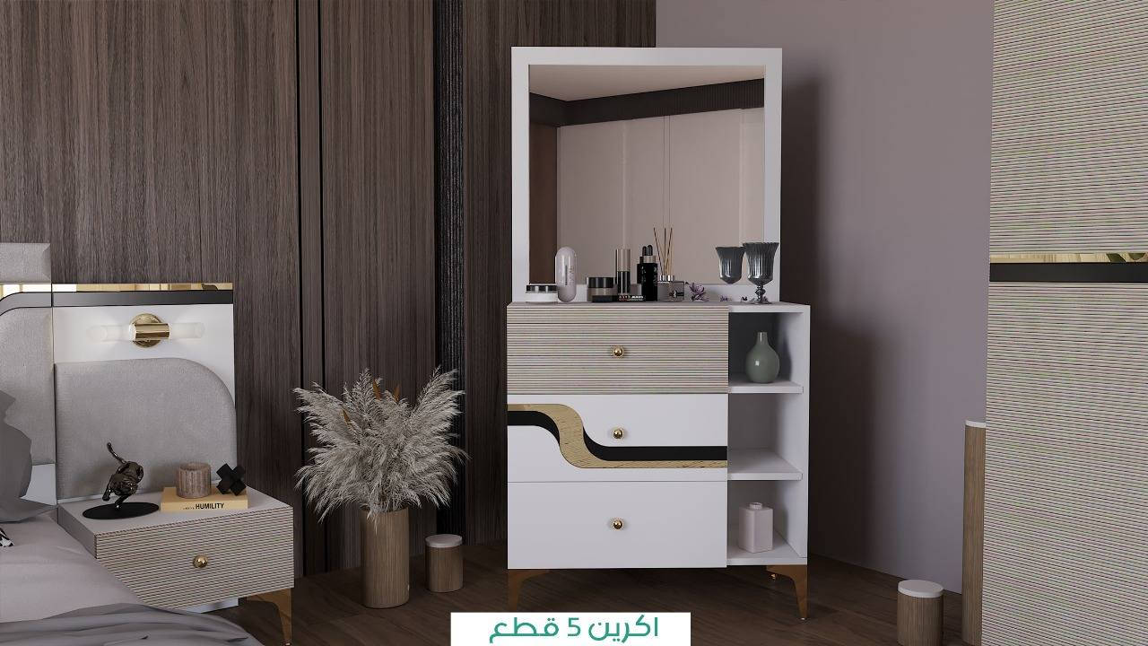 غرفة عرسان كاملة 5 قطع جديدة باكيت ١٠٠% للأستفسار عن السعر وبي مجال ***********
يوجد واتساب
