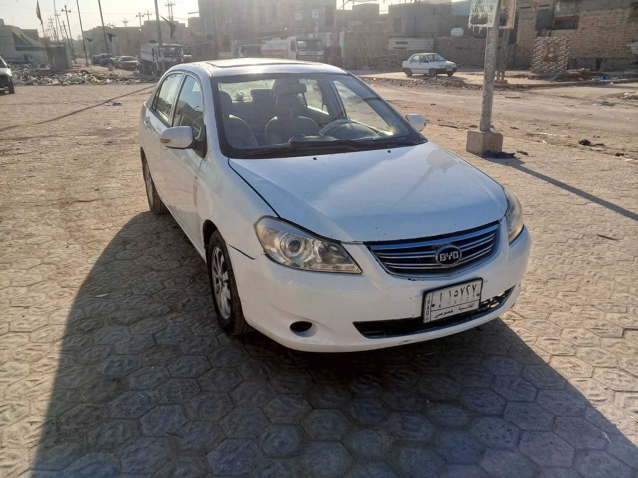 السلام عليكم بي وا دي جي 3 مديل 2013خصوصي رقمهة قادسية  السياره بيهة بابين باب السايق والباب الخلفي السعر 45وبيهة مجال بصيط مكان دوانية الرقم ***********
