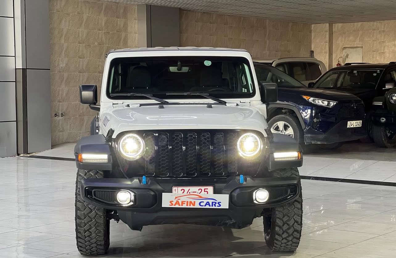 Type: JEEP WRANGLER WILLYS 4XE
Model:2023
KM:22000
Prices:28500$
JEEP WRANGLER WILLYS 4XE 
موديل:2023
كيلومتر: 22000
سعر$28500
TEBB
مكان سيارة. دهوك
***********

