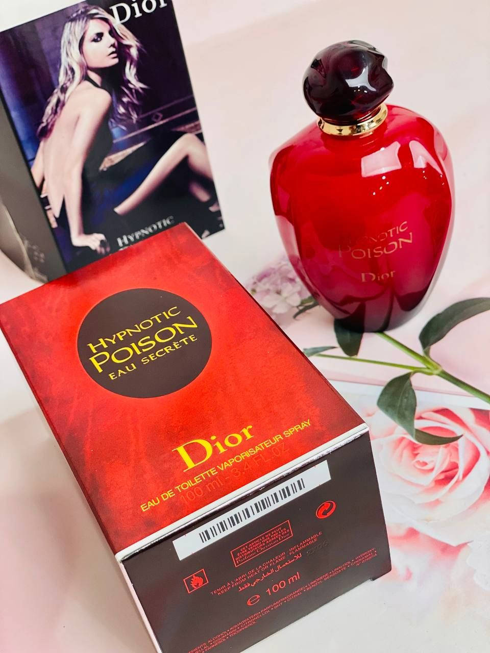 ✨ عطر الأنوثة الطاغية ✨

عطر Hypnotic Poison Eau Secrète من Dior 💄❤️
سحر ما ينقاوم ولمسة فخامة بكل رشة 😍

✅المكونات 
الفانيلا حلو اللوز فاكهي الجوز ناعم خشبي جود الهند الزهور البيضاء بلسمي 😍💄✨

💋 رائحة دافئة وجذابة تخطف القلوب
🌹 مزيج أنثوي يجمع بين النعومة والقوة
✨ ثابت ويفوح لساعات طويلة

إذا تحبين تكونين مميزة بكل مكان ✨
هذا العطر راح يكون توقيعك الخاص 💃
الحجم 100ml المنشأ أمريكي 🇺🇸


**إذا كنت صاحب هذا الإعلان وتريد حذفه لأي سبب، رجاءا أرسل رسالة إلى الدعم الفني**