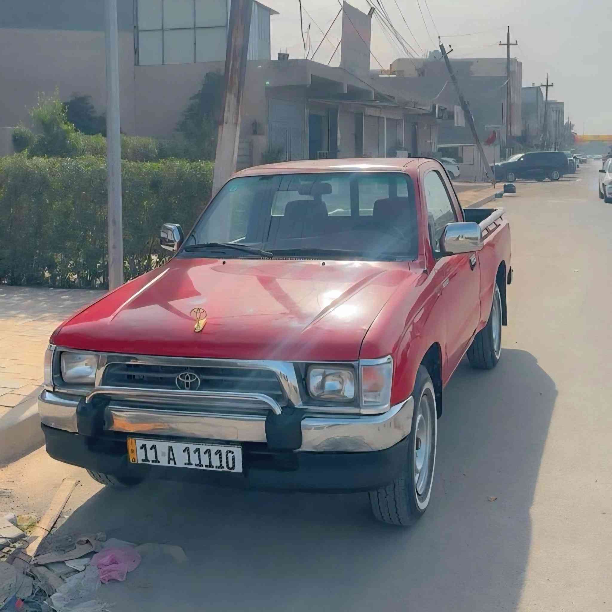 تويتا هايلوكس 2001 رقم مميز
سنوية و هزة جديدة رقم بغداد الجديدة 
البسع ويا الرقم 11110
كل جسم السيارة بشرط 
بقية ع نضافتها 

🛑 السعر سوي تعليق يصل مباشرة 🤖 

كير محرك مكفولة 
السيارة بيها صبغ بالبدي

رقم صاحب السيارة 
***********
