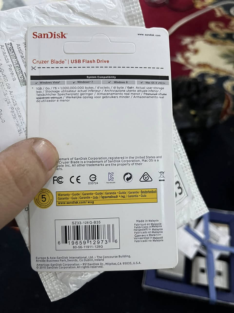 فلاش اصلي ١٢٨ كيكه سعر ٢٥ توصيل مجاني


**إذا كنت صاحب هذا الإعلان وتريد حذفه لأي سبب، رجاءا أرسل رسالة إلى الدعم الفني**