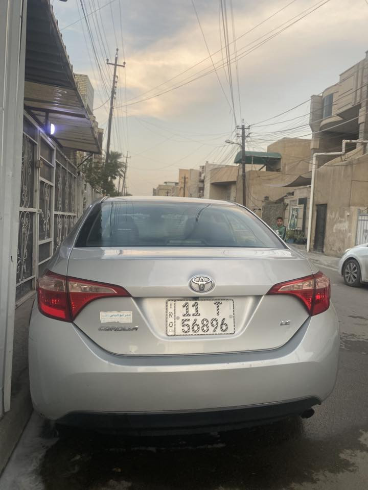 كورلا 2019 ماشيه 72 رقم بغداد باسمي ناشر صور حادثها وبيها بالعراق جاملغ خلفي وباب خلفي جهه الصدر مكاني بغداد السعر 125وبيها مجال بسيط 
***********
