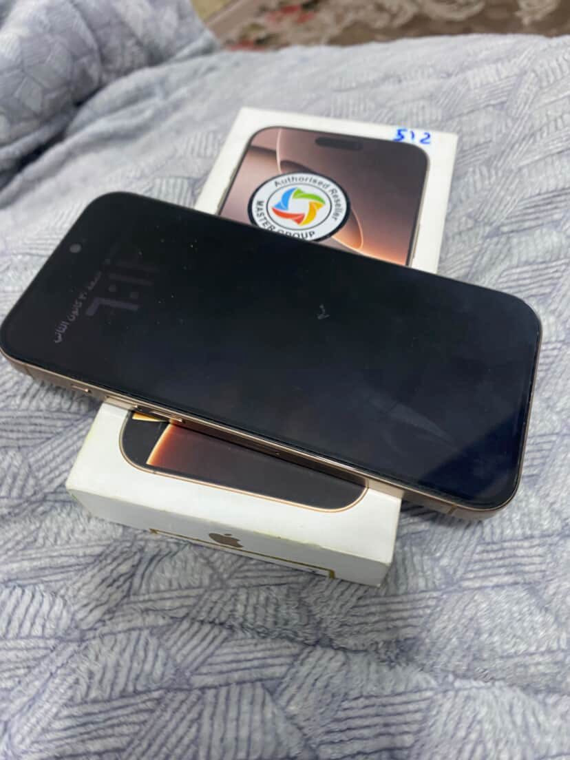 ايفون 16برو ماكس للبيع ذاكره512 بطاريه 90السعر مليون و400 للاتصال***********الجهاز ضمان ماستر
