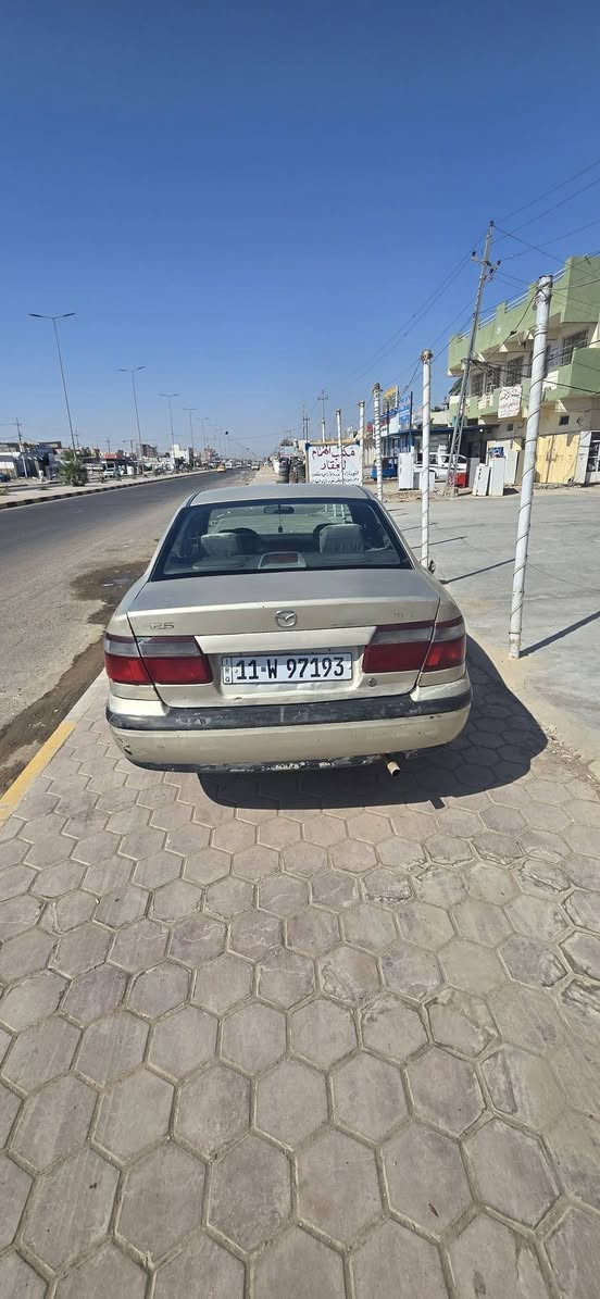 السلام عليكم 
مازدا حجم 626 
موديل 1998 خليجي 
مكينه 2000 اوتماتيك 
تبريد شغال 
سعره ٣٨ وبيه مجال 
مكاني ديالى خان بني سعد 
للتواصل عل رقم 
***********
***********
