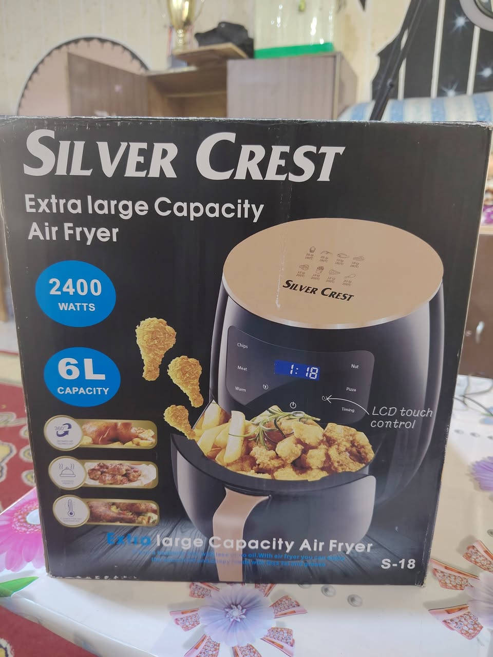 قلايه هوائيه سلفر كرست اصليه سعة ٦ لتر ٣٠ الف
يوجد  توصيل


**إذا كنت صاحب هذا الإعلان وتريد حذفه لأي سبب، رجاءا أرسل رسالة إلى الدعم الفني**