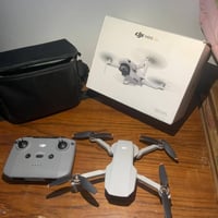 اخوان 🤝 للبيع درون dJI MINI 4K  المدا مالتهة 5km حقيقي ❤️  و ارتفاع 50...