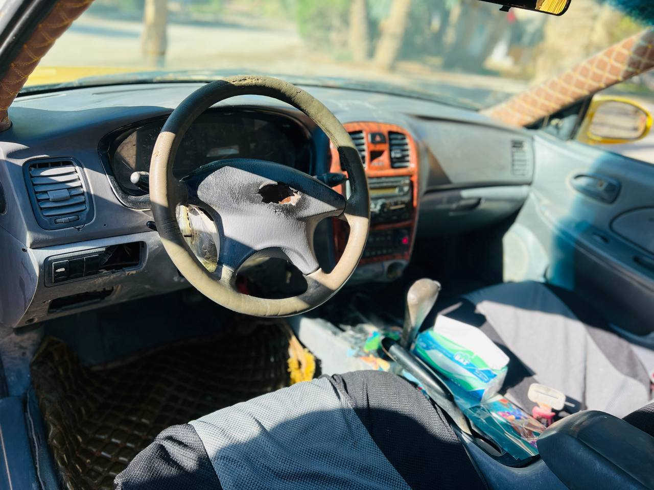 السلام عليكم
ابتيما للبيع مديل ٢٠٠٢ مكينه حاويه جديده 

سياره نضيفه 

مكاني كربلاء طويريج 

السعر 25 وبيهه مجال

***********
