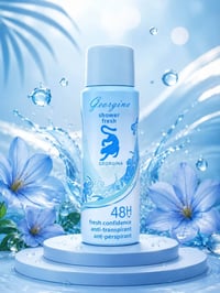 معطرات جورجينا • مضاد تعرق ٤٨ ساعة • لطيف للبشرة