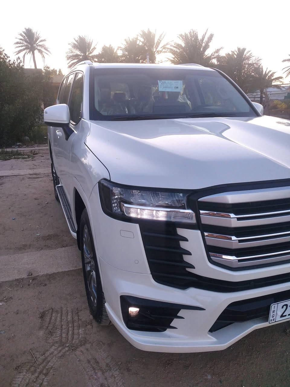 ملاحظه اني مكلف بلنشر السلام عليكم للبيع لاندكروز موديل 2022 ساز اصل رقم سليمانيه بسمي تحويل ثاني يوم مكفول كفالة عامه من صبغ وتبديل وفتح
فول موصفات 1/1
بصمه تشغيل 
بصمه أبواب لمس 
تشغيل عن بعد 
فتحه سلايت
كشنات ثنين كهرباء 
كشنات جلد 
كشنات تدفئه تبريد 
8ايرباك 
زراكات 
مري شفط 
شاشات خلفيه 
مطفايه حريق 
جنطه شفط 
سبعه راكب 
ثلاث قطع تبريد 
محرك 4000 تنفس طبيعي 
حساس امامي 
حساس خلفي
 بصمات ثنين 
وباقي موصفات سازمعروفه 
سعر (630) 
الاستفسار اتصل على الرقم ***********
مكان بابل حله ملاحظه اني مكلف بلنشر
