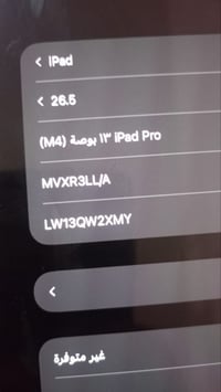 آيباد M4 • ٢٥٦ • ١٣انش