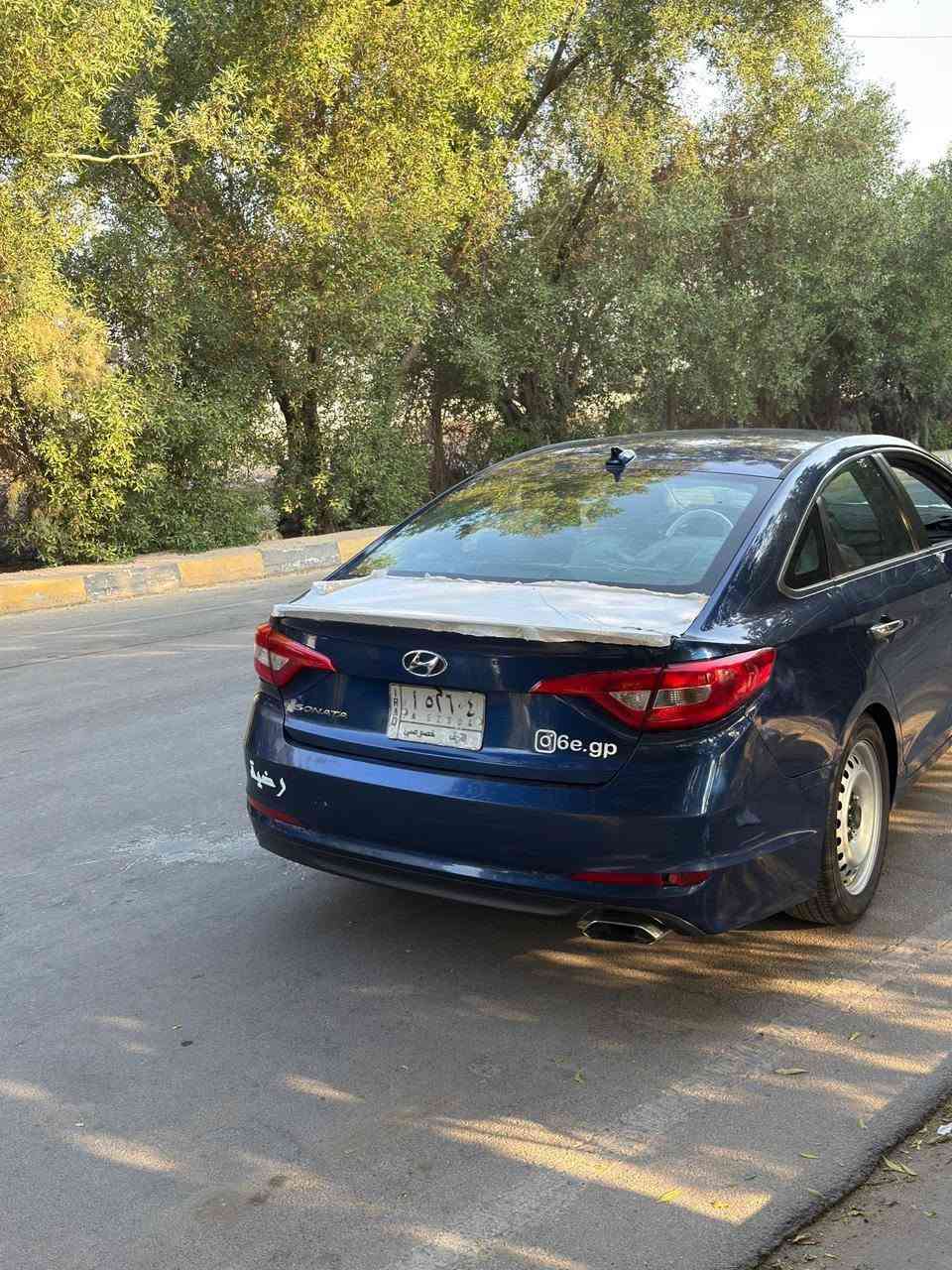 سوناتا مديل 2017 سياره بيها جملغ وبنيد بدون داخل جاهزه مكينه كير حداديه تبريد تخم تاير من كلهن السياره حلوه وخير من الله السعر 108وبيها مجال للشراي رقم الهاتف ***********مكان السياره النجف الاشرف
