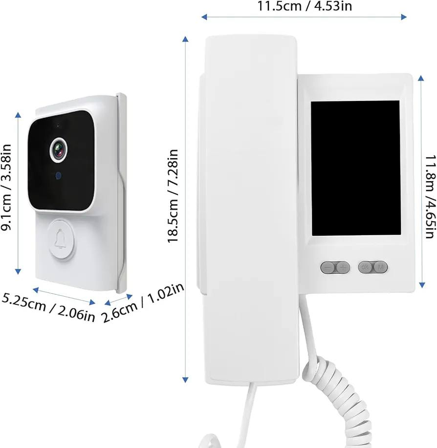 جرس الباب الذكي
❤️  👈🏻      نظام اتصال مرئي داخلي،            
❤️  👈🏻      شاشة IPS مقاس 3.5 بوصة،
❤️ 👈🏻       طقم جرس باب لاسلكي، 
❤️  👈🏻      رؤية ليلية، كاميرا خارجية
❤️  👈🏻      اتصال داخلي ثنائي الاتجاه، 
❤️  👈🏻    تصميم هاتف بنقرة واحدة

السعر 50


**إذا كنت صاحب هذا الإعلان وتريد حذفه لأي سبب، رجاءا أرسل رسالة إلى الدعم الفني**