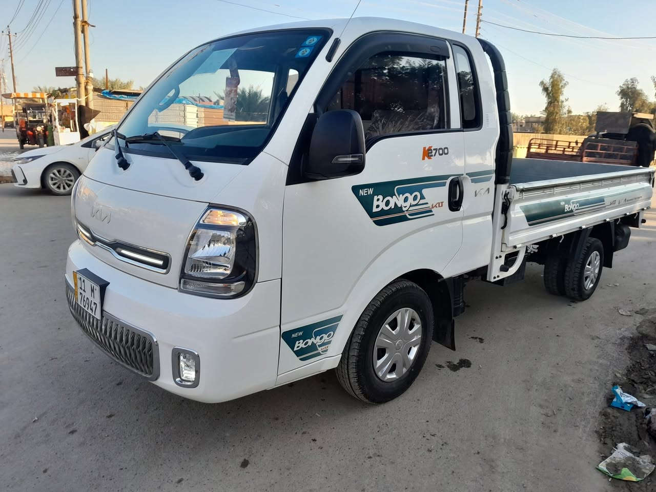 للبيع كيه ٢٠٢٣ رقم بغداد انكليزي سياره جديده بمعنى الكلمه ماشيه ٤٣ الف حقيقي وقابله للزياده استخدام شخصي ماشايله حمل ابد تايرات الشركه وسبيرات مانازلات كير ومحرك واكسل وتخم تاير كله جديد العنوان بغداد الطارميه الشراي الهاتف *********** # ***********
