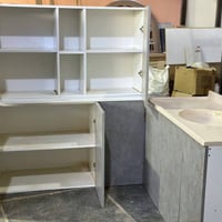 كاونتر MDF • متر و٢٠ • مع سنك