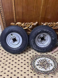 زوج تايرات جديد ابو الحيه شرط اصلي مو تجاري جدد لابيهن بنجر ولاشي ستعم...