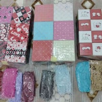 بوكس هدية كبير عدد ( 12 )  بوكس هدية صغير عدد ( 12 )  قش تغليف هدايا ع...