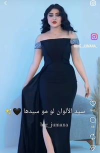 فستان • ملبوس مره وحده • نظيف كولش