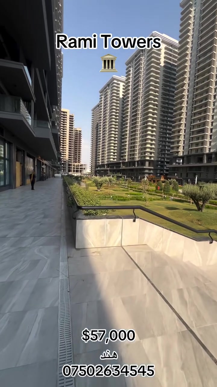 ✨ شقة مميزة في رامي تاورز ✨
شقة غرفتين وصالة بمساحة 80 م²، ضمن مشروع رامي تاورز الراقي، بموقع حيوي قريب من الإمباير ومقابل رويا تاورز.
مناسبة للسكن أو للاستثمار، وموقعها يخليها قريبة من كل الخدمات والأماكن المهمة.
للتواصل والاستفسار: هند 📞 ***********
