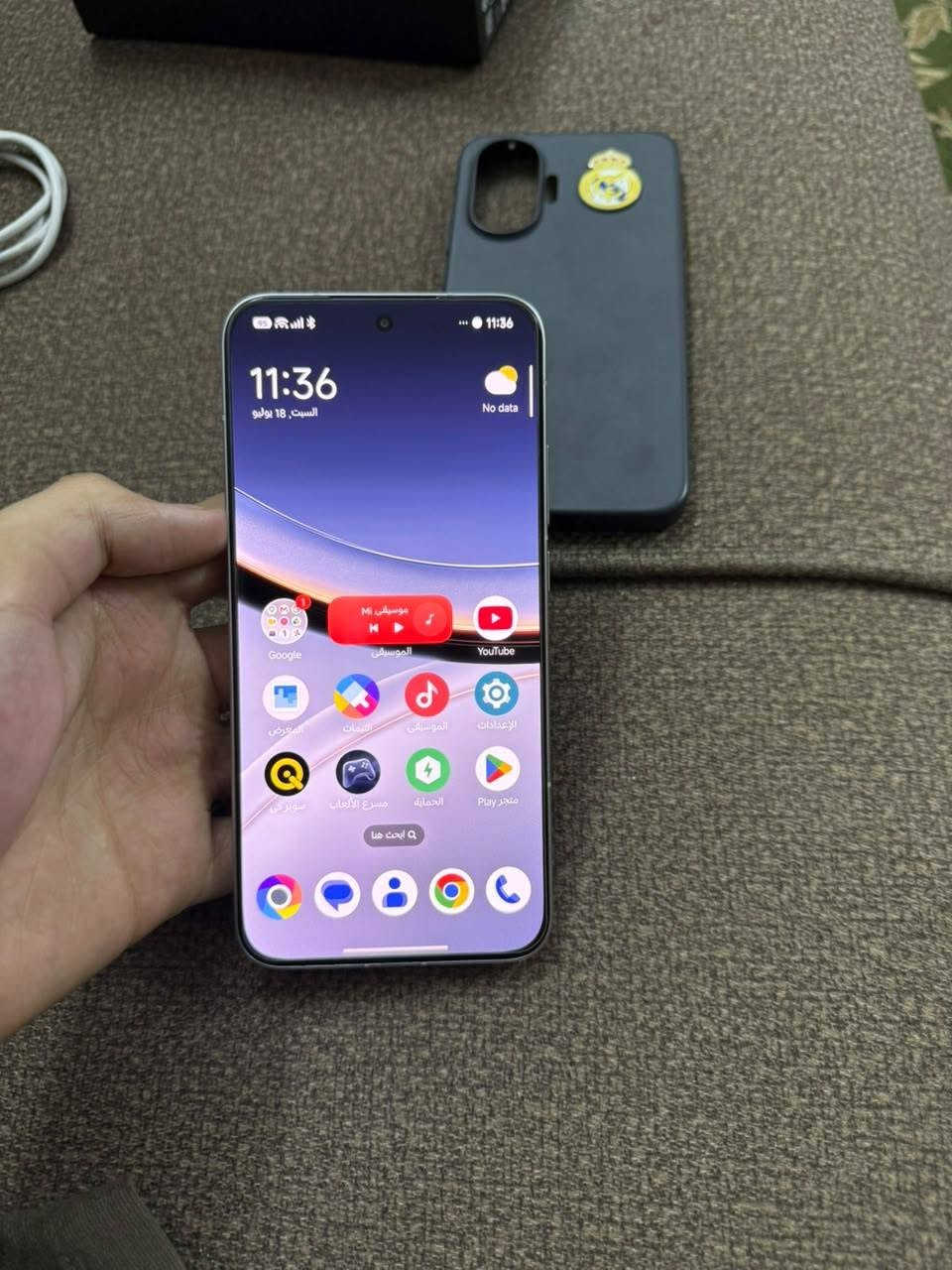 السلام عليكم
تلفون PocoF7 للبيع بعده داخل الضمان بعد 8 أشهر 

الذاكره 256

العشوائيه 12

البطاريه 98% بسبب التحديثات لان كل تحديث تنزل 1 

الجهاز كامل ملحقات يعني حاله حال الجديد نفس الملحقات ما بيها نقص

نظافته 99% 

السعر 465 الف وبي مجال بسيط و للشراي بي مجال هوايه@

العنوان بغداد الاعظميه توصيل ماكو بس للاماكن القريبه اني اجيبه الك

للتواصل واتساب *********** موجود بأي وقت 

و موجود خاص
