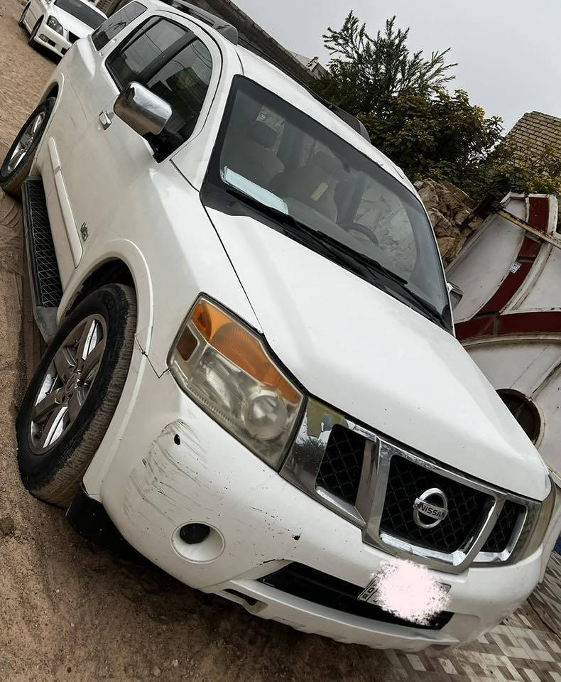 نيسان ارمادا 2008 للبيع
نيسان ارمادا ٢٠٠٨ رقم بغداد سنوية 2027 

السعر 78 و بيها مجال بسيط 
مصبوغة حزام 
السيارة جاهزة 
تبريد كير محرك كاردن اكسل كهربائيات 
كله شرط ويل كروم 
صاحبها يريد مداور ثاني يوم 
مكان السيارة النجف الأشرف 
تواصل ***********
